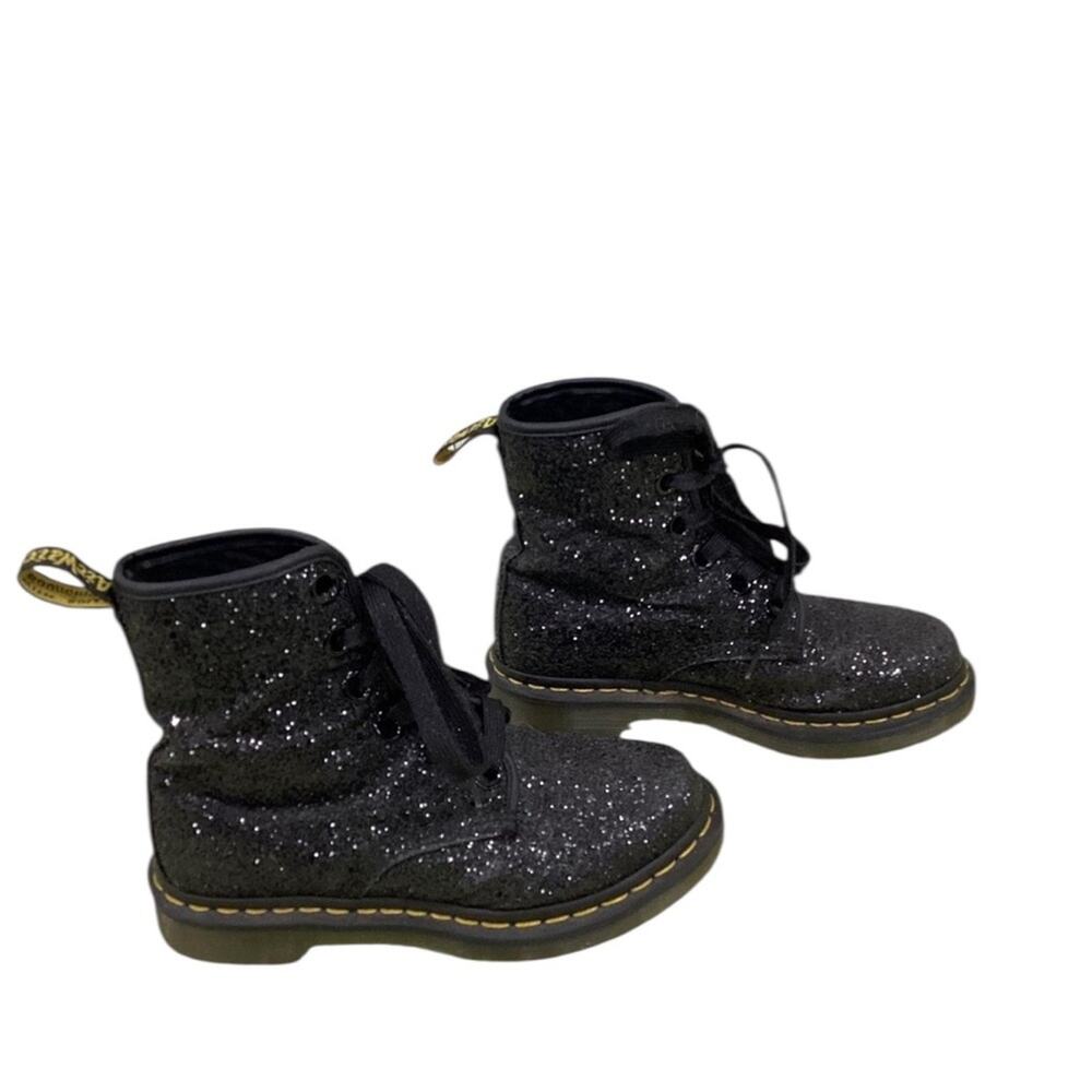 Dr. Martens Womens 1460 Farrah Black Chunky Glitter Lace-up Combat Boots
Size 6 - Picture 11 of 14